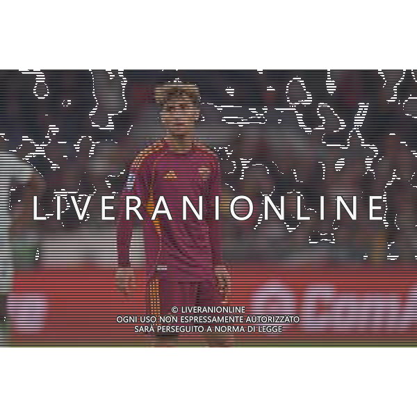 Roma vs Inter Campionato Serie A Enilive - 7 Giornata Stadio Olimpico - Roma 18-10-2025 nella foto Tommaso Baldanzi Foto Federico Gaetano - ag Aldo liverani