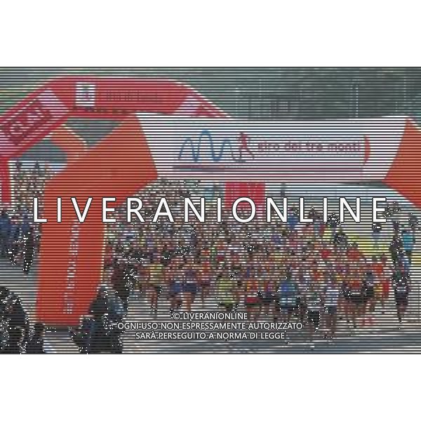 IMOLA 19 10 2025 AUTODROMO ENZO E DINO FERRARI GARA PODISTICA TRE MONTI NELLA FOTO PARTENZA FOTO GIANNI SANNA-AG ALDO LIVERANI SAS