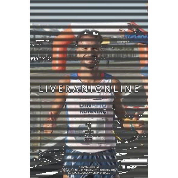 IMOLA 19 10 2025 AUTODROMO ENZO E DINO FERRARI GARA PODISTICA TRE MONTI NELLA FOTO VINCITORE MATTEO LUIS RICCARDI FOTO GIANNI SANNA-AG ALDO LIVERANI SAS