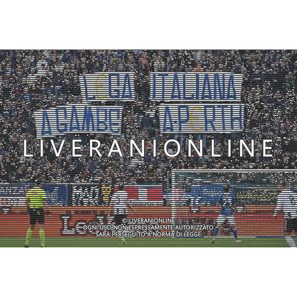 TVRG Como vs Juventus nella foto striscione tifosi Como Como 19-10-2025 Stadio Giuseppe Sinigaglia Como vs Juventus Campionato Serie A Enilive - 7a giornata foto Roberto Garavaglia/Agenzia Aldo Liverani sas