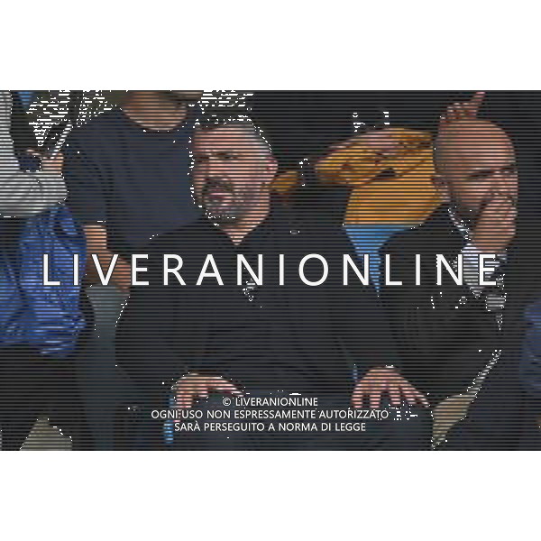 TVRG Como vs Juventus nella foto Gennaro Gattuso allenatore Italia in tribuna Como 19-10-2025 Stadio Giuseppe Sinigaglia Como vs Juventus Campionato Serie A Enilive - 7a giornata foto Roberto Garavaglia/Agenzia Aldo Liverani sas