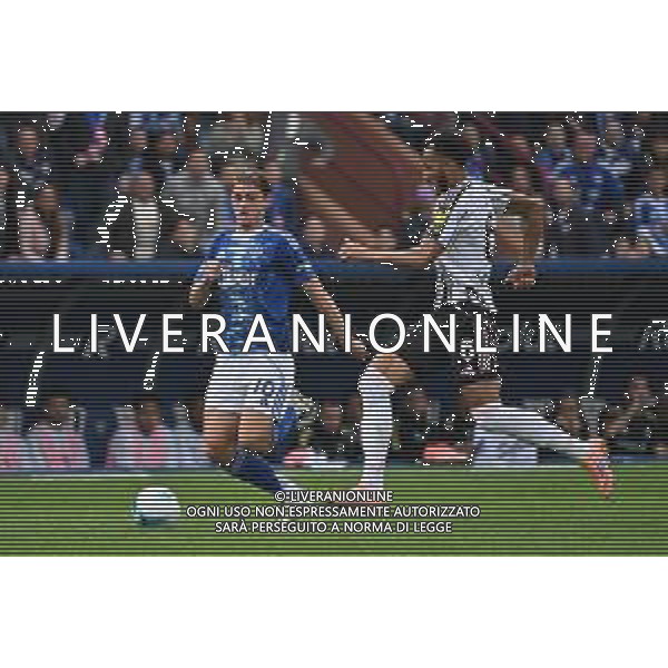 TVRG Como vs Juventus nella foto Nicolas Paz Martinez (Como) e Lloyd Kelly (Juventus) Como 19-10-2025 Stadio Giuseppe Sinigaglia Como vs Juventus Campionato Serie A Enilive - 7a giornata foto Roberto Garavaglia/Agenzia Aldo Liverani sas