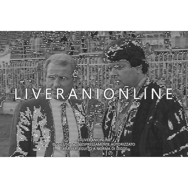 NEG- RETROSPETTIVA GIOVANNI TRAPATTONI ALLENATORE JUVENTUS NELLA FOTO GIOVANNI TRAPATTONI CON ERMINIO FAVALLI NELL’ANNO 1984 - 1985 AG ALDO LIVERANI SAS