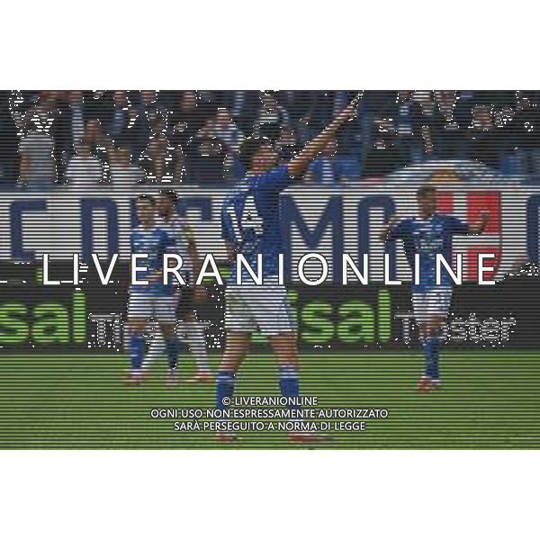 TVPG Como 1907 vs Juventus FC nella foto Esultanza Ramon Jacobo dopo il gol di Nico Paz (Como 1907) 19-10-2025 Stadio “G. Sinigaglia”, Como (ITA) - Settima Giornata Serie A EniLive 2025/26 ©TVPG Pasquale Golia - AGENZIA ALDO LIVERANI SAS