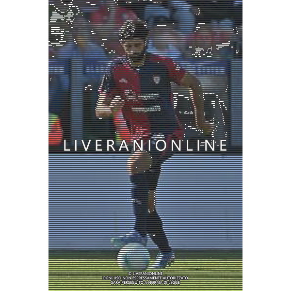 19-10-2025. Cagliari calcio-Bologna F.C. 7° giornta serie A 2025/2026, campionato calcio Italia, stadio Unipol Domus Cagliari. Foto Salvatore Moi/Agenzia Aldo Liverani s.as. Nella foto:Sebastiano Luperto Cagliari ©MOI SALVATORE - AGENZIA ALDO LIVERANI SAS