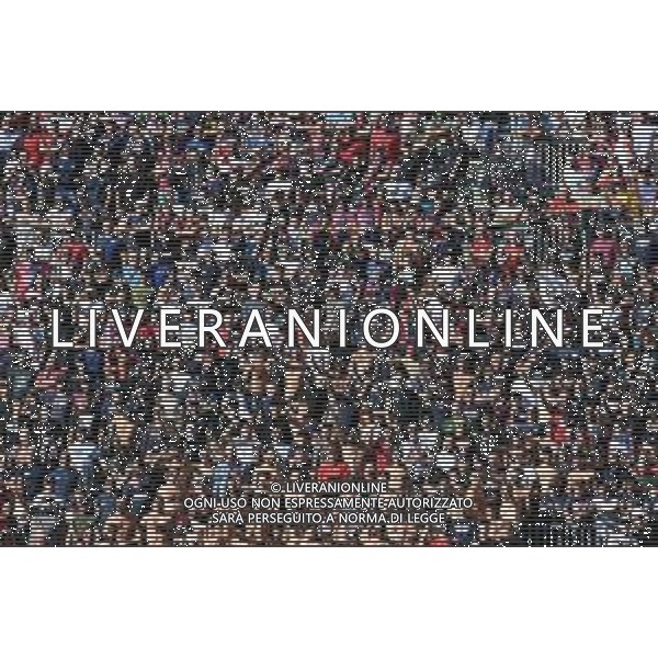 19-10-2025. Cagliari calcio-Bologna F.C. 7° giornta serie A 2025/2026, campionato calcio Italia, stadio Unipol Domus Cagliari. Foto Salvatore Moi/Agenzia Aldo Liverani s.as. Nella foto: Sconvolts, tifosi Cagliari in casa, nella curva nord dello stadio Unipol Domus ©MOI SALVATORE - AGENZIA ALDO LIVERANI SAS