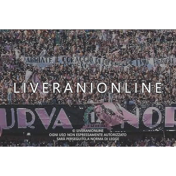 Palermo, Italia, 19 ottobre 2025. Stadio Renzo Barbera, Palermo vs Modena, match valido per il campionato di Serie B 2025/2026. Nella foto: Striscione dei tifosi del Palermo foto fedrico serra-ag aldo liverani sas