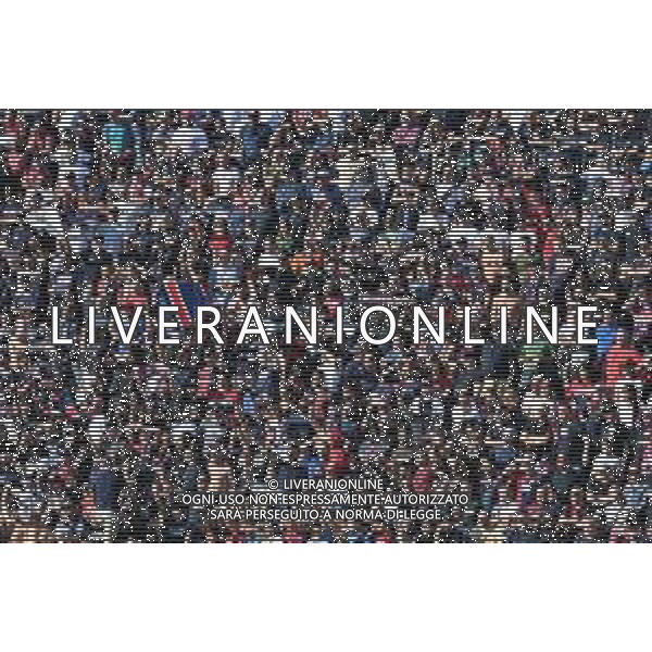 19-10-2025. Cagliari calcio-Bologna F.C. 7° giornta serie A 2025/2026, campionato calcio Italia, stadio Unipol Domus Cagliari. Foto Salvatore Moi/Agenzia Aldo Liverani s.as. Nella foto: Sconvolts, tifosi Cagliari in casa, nella curva nord dello stadio Unipol Domus ©MOI SALVATORE - AGENZIA ALDO LIVERANI SAS
