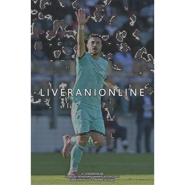 19-10-2025. Cagliari calcio-Bologna F.C. 7° giornta serie A 2025/2026, campionato calcio Italia, stadio Unipol Domus Cagliari. Foto Salvatore Moi/Agenzia Aldo Liverani s.as. Nella foto: Esultanza Gol Bologna in trasferta contro Cagliari allo stadio Unipol Domus. Segna: Riccardo Orsolini Bologna ©MOI SALVATORE - AGENZIA ALDO LIVERANI SAS