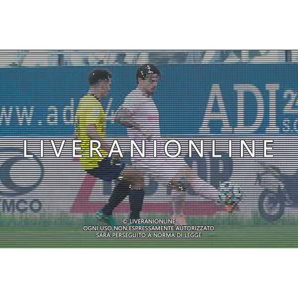 Palermo, Italia, 19 ottobre 2025. Stadio Renzo Barbera, Palermo vs Modena, match valido per il campionato di Serie B 2025/2026. Nella foto: Matteo Brunori (Palermo FC) foto federico serra-ag aldo liverani sas