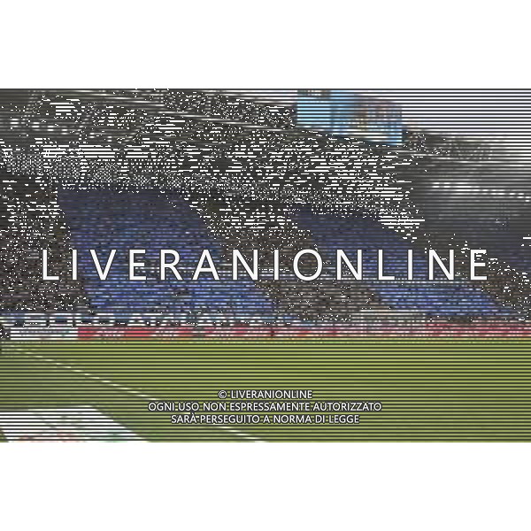 atalanta fans show their support before Atalanta BC vs SS Lazio, 7° Serie A Enilive 2025-26 game at New Balance arena in Bergamo (BG), Italy, on October 19, 2025. (Photo by Davide Casentini) ag aldo liverani sas