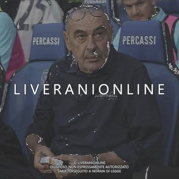 Maurizio Sarri Head Coach of SS Lazio during Atalanta BC vs SS Lazio, 7° Serie A Enilive 2025-26 game at New Balance arena in Bergamo (BG), Italy, on October 19, 2025. (Photo by Davide Casentini) ag aldo liverani sas