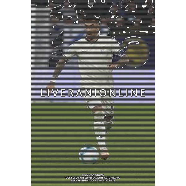 Mattia Zaccagni of SS Lazio play the ball during Atalanta BC vs SS Lazio, 7° Serie A Enilive 2025-26 game at New Balance arena in Bergamo (BG), Italy, on October 19, 2025. (Photo by Davide Casentini) ag aldo liverani sas