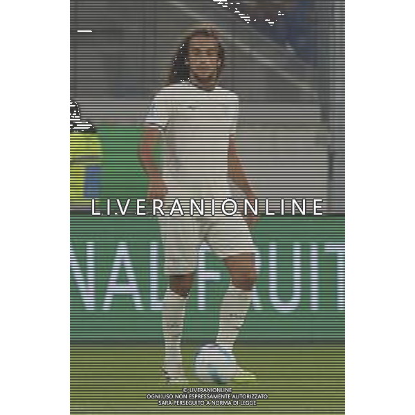 Mattéo Guendouzii of SS Lazio play the ball during Atalanta BC vs SS Lazio, 7° Serie A Enilive 2025-26 game at New Balance arena in Bergamo (BG), Italy, on October 19, 2025. (Photo by Davide Casentini) ag aldo liverani sas