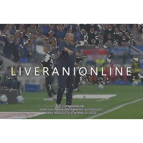 19-10-2025 BERGAMO CAMPIONATO DI CALCIO SERIE A ATALANTA-LAZIO nella foto Maurizio Sarri Foto Federico Gaetano - ag Aldo liverani