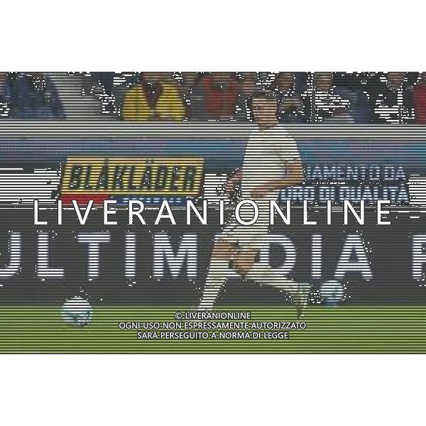 Adam Marušić of SS Lazio play the ball during Atalanta BC vs SS Lazio, 7° Serie A Enilive 2025-26 game at New Balance arena in Bergamo (BG), Italy, on October 19, 2025. (Photo by Davide Casentini) AG ALDO LIVERANI SAS