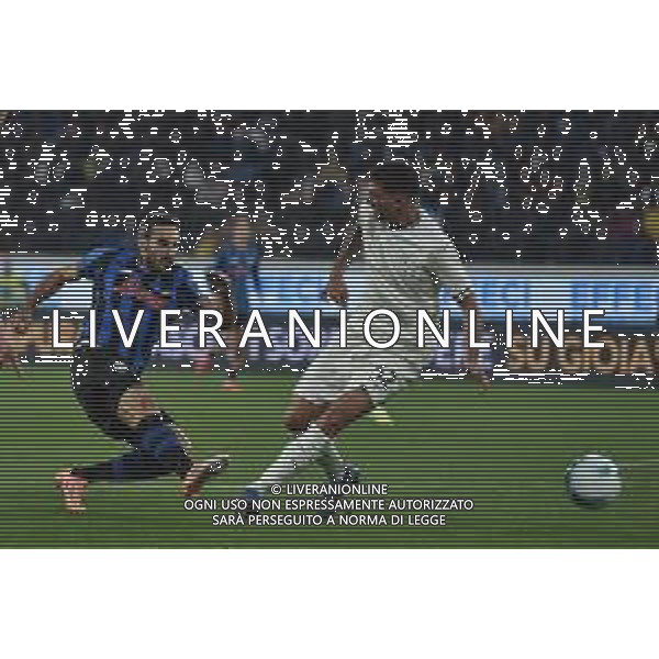 Atalanta vs Lazio Campionato Serie A Enilive - 7 Giornata Stadio New Balance - Bergamo 19-10-2025 nella foto Zappacosta e Cataldi Foto Federico Gaetano - ag Aldo liverani