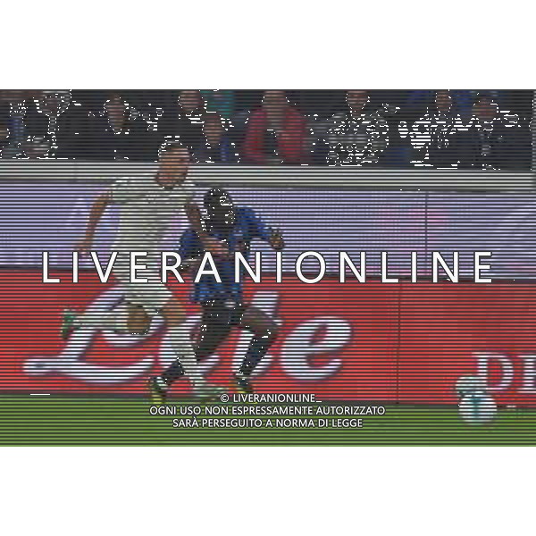 Atalanta vs Lazio Campionato Serie A Enilive - 7 Giornata Stadio New Balance - Bergamo 19-10-2025 nella foto Marusic e Sulemana Foto Federico Gaetano - ag Aldo liverani