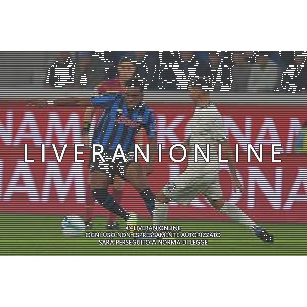 Atalanta vs Lazio Campionato Serie A Enilive - 7 Giornata Stadio New Balance - Bergamo 19-10-2025 nella foto Ahanor e Cataldi Foto Federico Gaetano - ag Aldo liverani