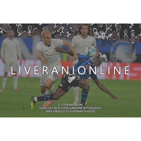 Atalanta vs Lazio Campionato Serie A Enilive - 7 Giornata Stadio New Balance - Bergamo 19-10-2025 nella foto Isaksen e Sulemana Foto Federico Gaetano - ag Aldo liverani ©Federico Gaetano - AGENZIA ALDO LIVERANI SAS