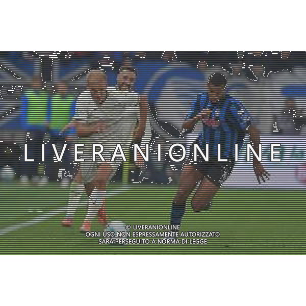 Atalanta vs Lazio Campionato Serie A Enilive - 7 Giornata Stadio New Balance - Bergamo 19-10-2025 nella foto Isaksen e Hien Foto Federico Gaetano - ag Aldo liverani ©Federico Gaetano - AGENZIA ALDO LIVERANI SAS