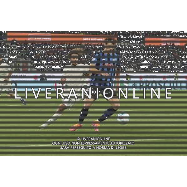 Giorgio Scalvini of Atalanta BC play the ball during Atalanta BC vs SS Lazio, 7° Serie A Enilive 2025-26 game at New Balance arena in Bergamo (BG), Italy, on October 19, 2025. (Photo by Davide Casentini) - AGENZIA ALDO LIVERANI SAS