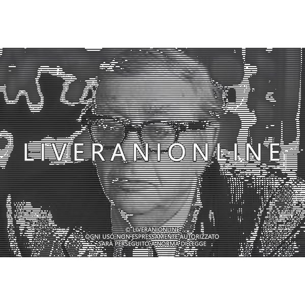 NEG-RETROSPETTIVA UGO STILLE GIORNALISTA NELLA FOTO UGO STILLE A MILANO NELL\'ANNO 1988 AG ALDO LIVERANI SAS