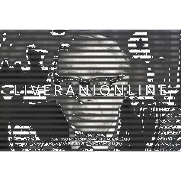 NEG-RETROSPETTIVA UGO STILLE GIORNALISTA NELLA FOTO UGO STILLE A MILANO NELL\'ANNO 1988 AG ALDO LIVERANI SAS