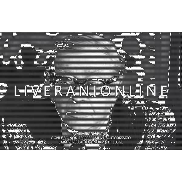 NEG-RETROSPETTIVA UGO STILLE GIORNALISTA NELLA FOTO UGO STILLE A MILANO NELL\'ANNO 1988 AG ALDO LIVERANI SAS