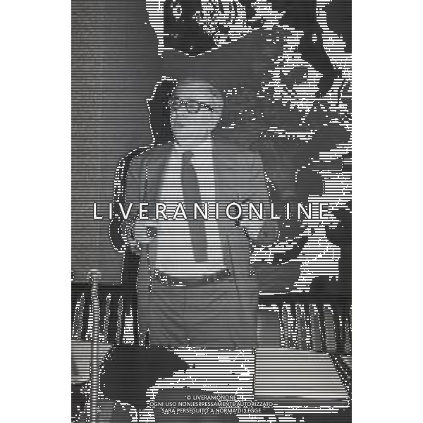 NEG-RETROSPETTIVA UGO STILLE GIORNALISTA NELLA FOTO UGO STILLE A MILANO NELL\'ANNO 1988 AG ALDO LIVERANI SAS