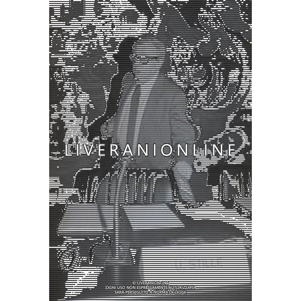 NEG-RETROSPETTIVA UGO STILLE GIORNALISTA NELLA FOTO UGO STILLE A MILANO NELL\'ANNO 1988 AG ALDO LIVERANI SAS