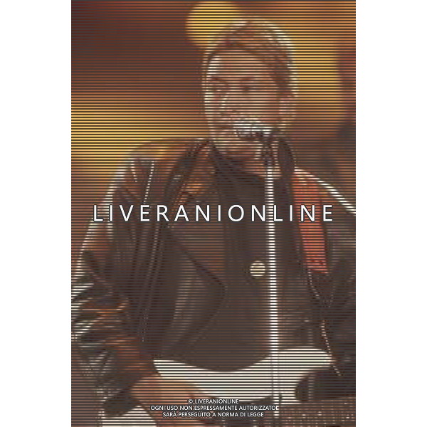 DIAP-RETROSPETTIVA CHRIS REA CANTANTE NELLA FOTO CHRIS REA A SANREMO NELL\'ANNO 1989 AG ALDO LIVERANI SAS