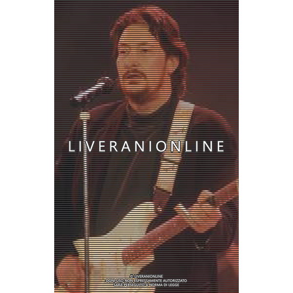 DIAP-RETROSPETTIVA CHRIS REA CANTANTE NELLA FOTO CHRIS REA A SANREMO NELL\'ANNO 1989 AG ALDO LIVERANI SAS
