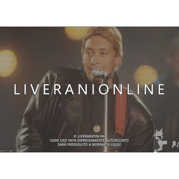 DIAP-RETROSPETTIVA CHRIS REA CANTANTE NELLA FOTO CHRIS REA A SANREMO NELL\'ANNO 1989 AG ALDO LIVERANI SAS