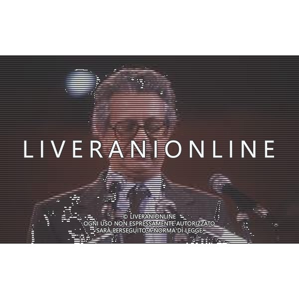 DIAP-RETROSPETTIVA LUIGI BERLINGUER POLITICO NELLA FOTO LUIGI BERLINGUER NELL\'ANNO 1989 AG ALDO LIVERANI SAS