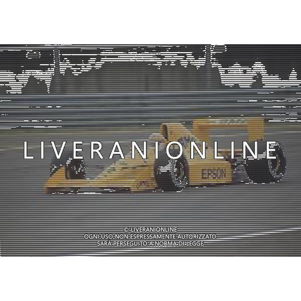 DIAP-RETROSPETTIVA SATORU NAKAJIMA PILOTA F1 NELLA FOTO SATORU NAKAJIMA NELL\'ANNO 1989 AG ALDO LIVERANI SAS