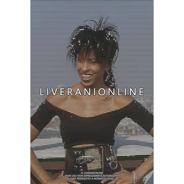 DIAP-RETROSPETTIVA NONA HENDRYX CANTANTE NELLA FOTO NONA HENDRYX A MILANO IN TERRAZZA MARTINI NELL\'ANNO 1989 AG ALDO LIVERANI SAS