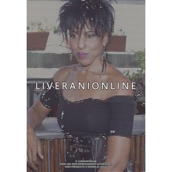 DIAP-RETROSPETTIVA NONA HENDRYX CANTANTE NELLA FOTO NONA HENDRYX A MILANO IN TERRAZZA MARTINI NELL\'ANNO 1989 AG ALDO LIVERANI SAS