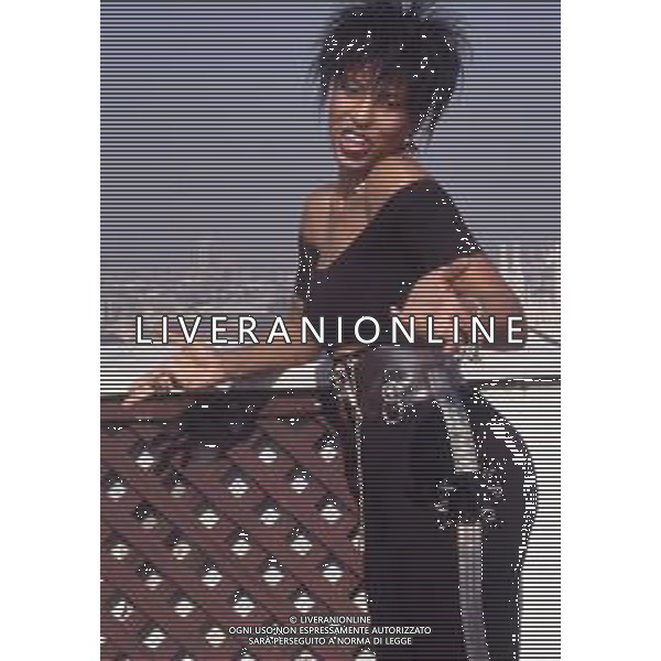 DIAP-RETROSPETTIVA NONA HENDRYX CANTANTE NELLA FOTO NONA HENDRYX A MILANO IN TERRAZZA MARTINI NELL\'ANNO 1989 AG ALDO LIVERANI SAS