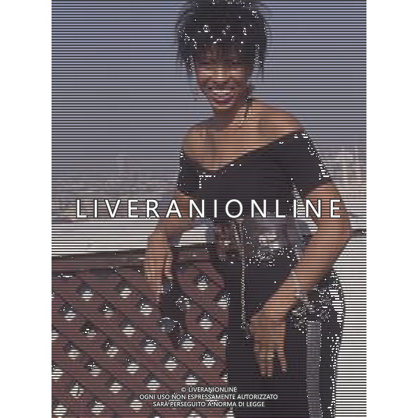 DIAP-RETROSPETTIVA NONA HENDRYX CANTANTE NELLA FOTO NONA HENDRYX A MILANO IN TERRAZZA MARTINI NELL\'ANNO 1989 AG ALDO LIVERANI SAS