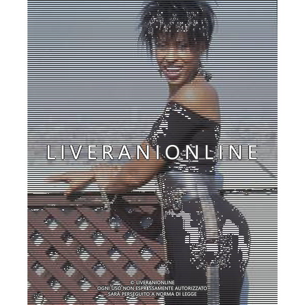 DIAP-RETROSPETTIVA NONA HENDRYX CANTANTE NELLA FOTO NONA HENDRYX A MILANO IN TERRAZZA MARTINI NELL\'ANNO 1989 AG ALDO LIVERANI SAS