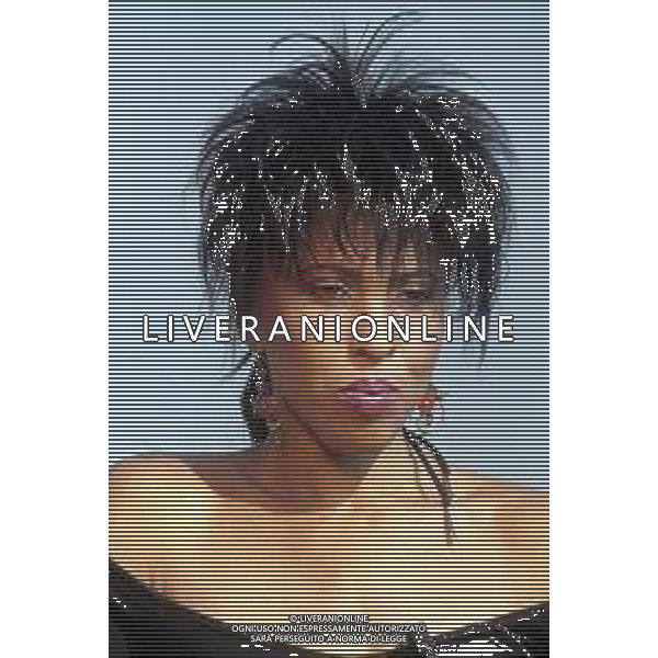 DIAP-RETROSPETTIVA NONA HENDRYX CANTANTE NELLA FOTO NONA HENDRYX A MILANO IN TERRAZZA MARTINI NELL\'ANNO 1989 AG ALDO LIVERANI SAS