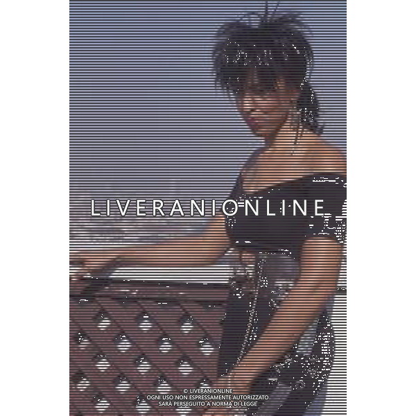 DIAP-RETROSPETTIVA NONA HENDRYX CANTANTE NELLA FOTO NONA HENDRYX A MILANO IN TERRAZZA MARTINI NELL\'ANNO 1989 AG ALDO LIVERANI SAS