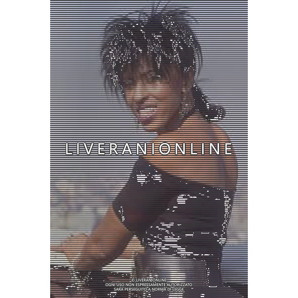 DIAP-RETROSPETTIVA NONA HENDRYX CANTANTE NELLA FOTO NONA HENDRYX A MILANO IN TERRAZZA MARTINI NELL\'ANNO 1989 AG ALDO LIVERANI SAS