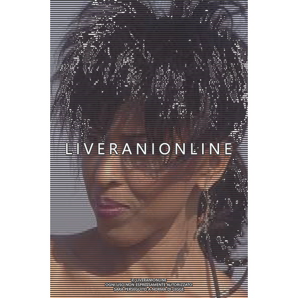 DIAP-RETROSPETTIVA NONA HENDRYX CANTANTE NELLA FOTO NONA HENDRYX A MILANO IN TERRAZZA MARTINI NELL\'ANNO 1989 AG ALDO LIVERANI SAS