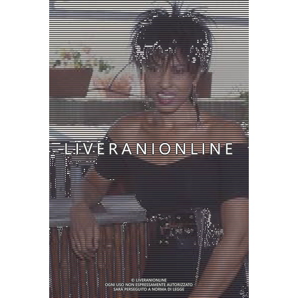 DIAP-RETROSPETTIVA NONA HENDRYX CANTANTE NELLA FOTO NONA HENDRYX A MILANO IN TERRAZZA MARTINI NELL\'ANNO 1989 AG ALDO LIVERANI SAS