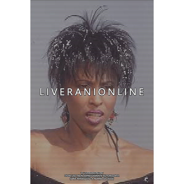DIAP-RETROSPETTIVA NONA HENDRYX CANTANTE NELLA FOTO NONA HENDRYX A MILANO IN TERRAZZA MARTINI NELL\'ANNO 1989 AG ALDO LIVERANI SAS