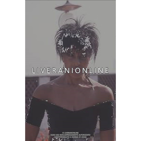 DIAP-RETROSPETTIVA NONA HENDRYX CANTANTE NELLA FOTO NONA HENDRYX A MILANO IN TERRAZZA MARTINI NELL\'ANNO 1989 AG ALDO LIVERANI SAS