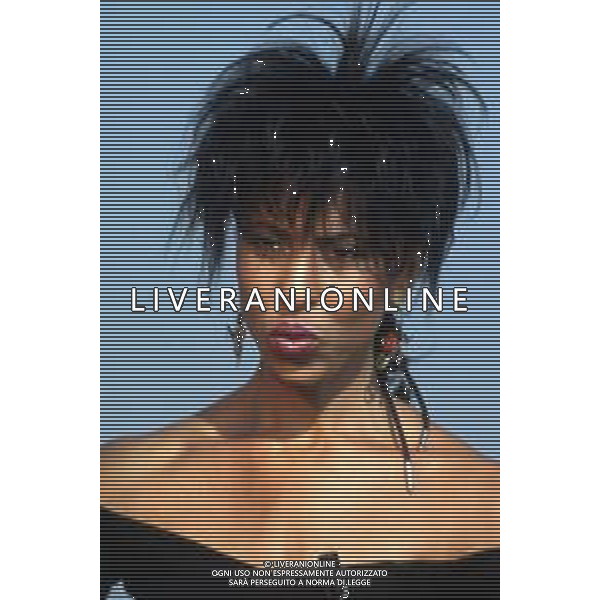 DIAP-RETROSPETTIVA NONA HENDRYX CANTANTE NELLA FOTO NONA HENDRYX A MILANO IN TERRAZZA MARTINI NELL\'ANNO 1989 AG ALDO LIVERANI SAS