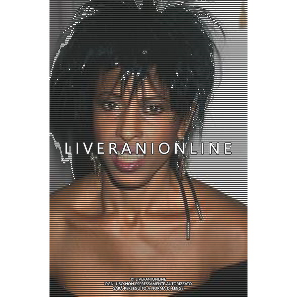 DIAP-RETROSPETTIVA NONA HENDRYX CANTANTE NELLA FOTO NONA HENDRYX A MILANO IN TERRAZZA MARTINI NELL\'ANNO 1989 AG ALDO LIVERANI SAS